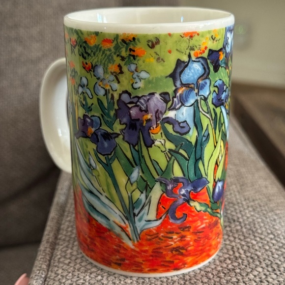 Irises Vincent Van Gogh Master impressionists D Burrows Mug Chaleur - Picture 3 of 6